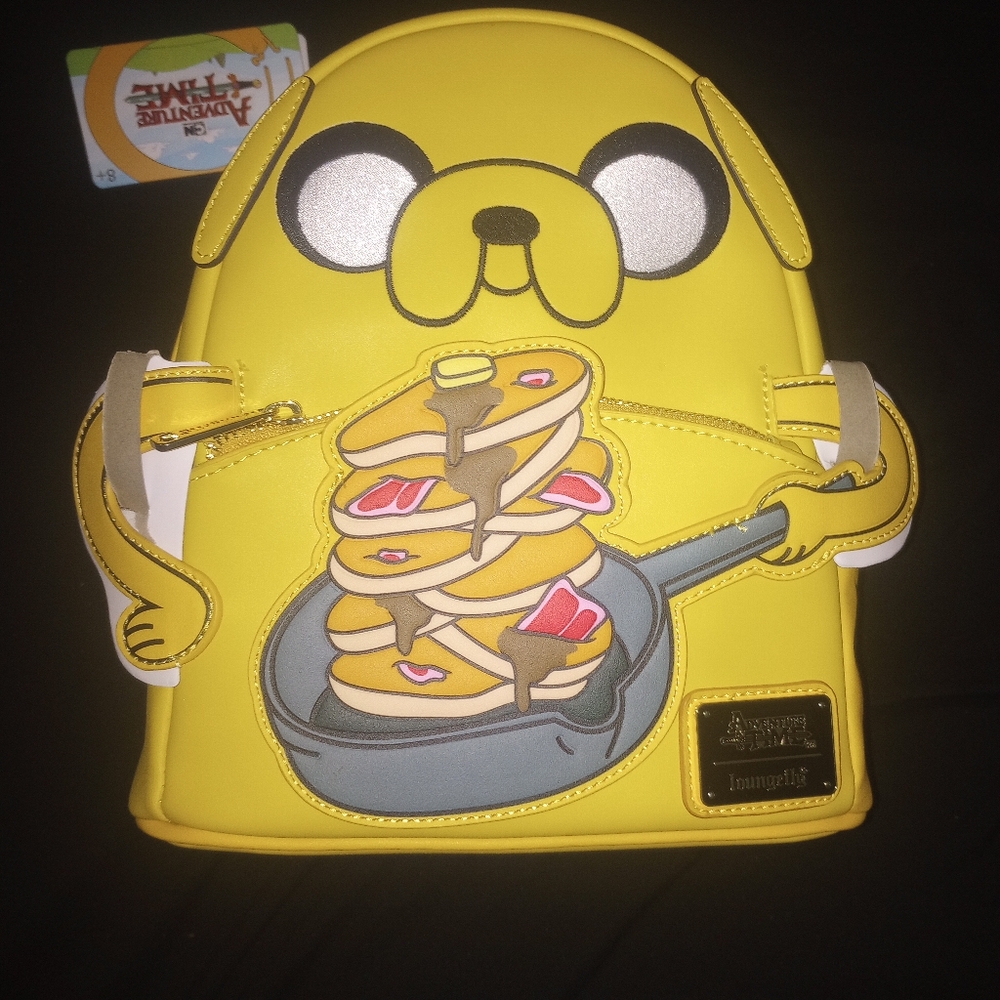 Brand New with Tags Warner Bros Adventure Time, Jake Mini Backpack by Loungefly